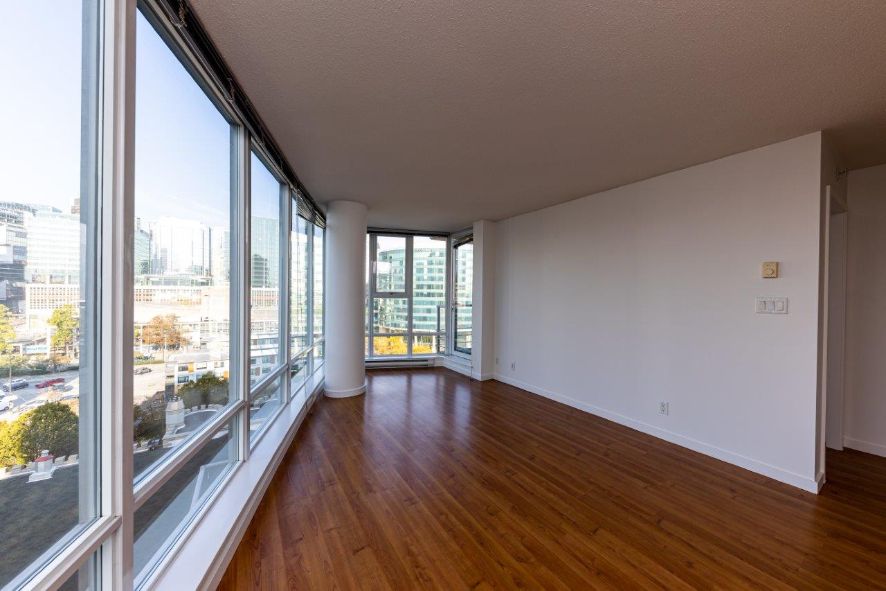 inside living room of rental