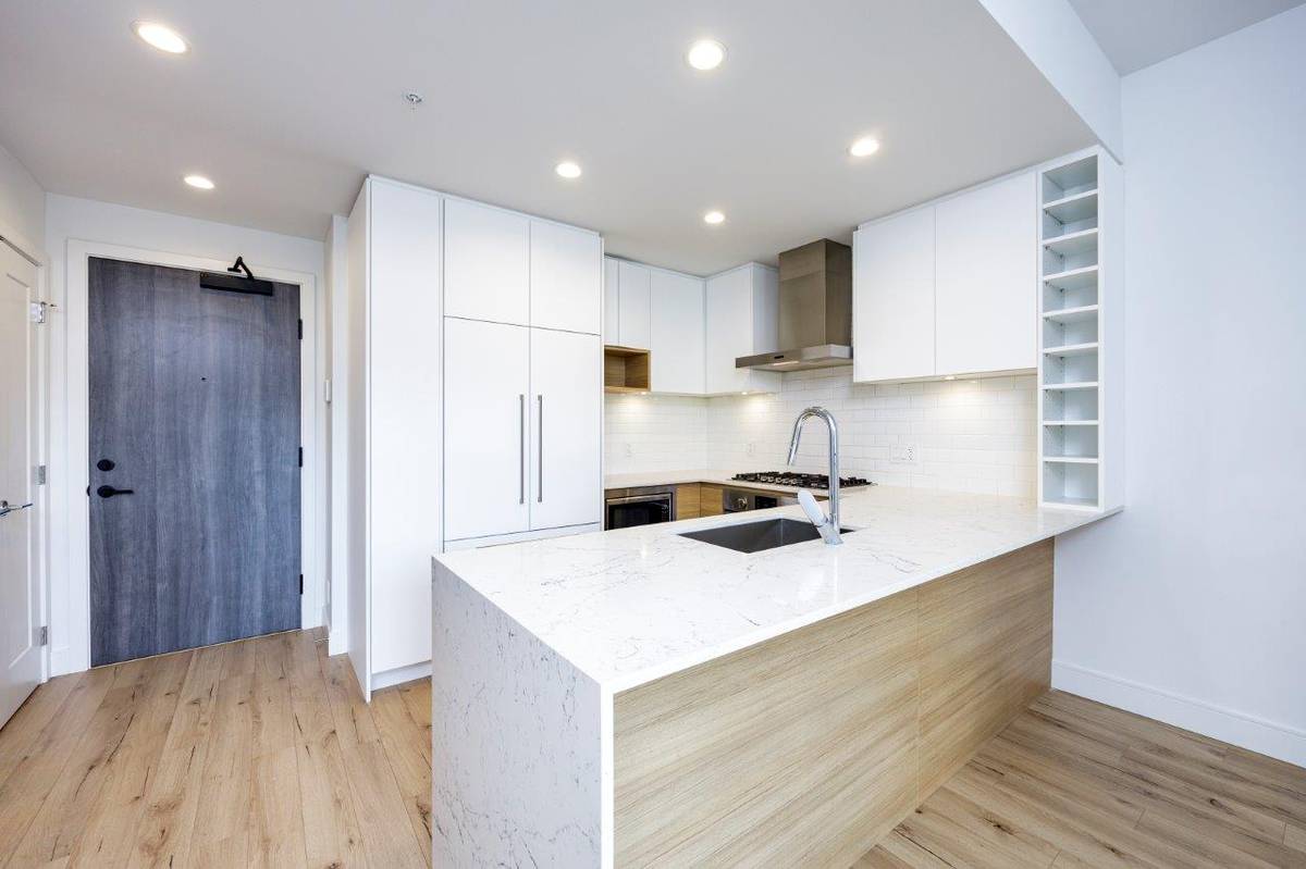 kitchen in new rental unit