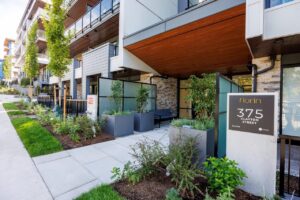 Apartment building of new unit in Coquitlam