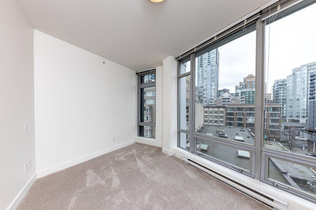 living room of new condo